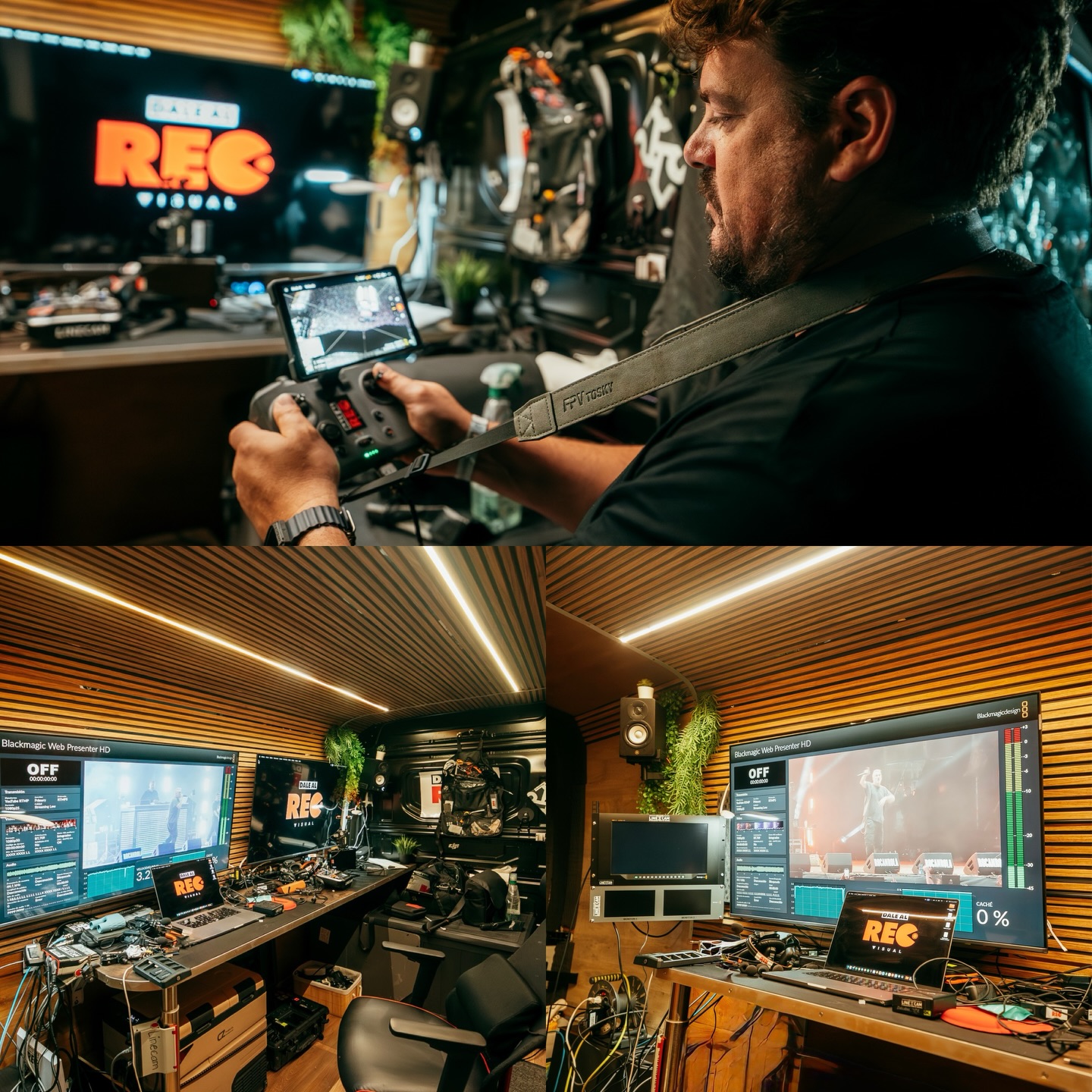 Presesentamos nuestra nueva unidad móvil de Dale al Rec Visual.

Un espacio creado para llevar la producción audiovisual de eventos a otro nivel. No es solo una unidad de realización: es un centro técnico preparado para coordinar, producir y dar soporte visual a festivales, conciertos, giras, eventos corporativos y grandes producciones.

Desde aquí podemos gestionar realización multicámara, cámaras broadcast, señales de vídeo, fibra, intercom, grabación, streaming, pantallas LED, contenidos visuales, control técnico y todo lo necesario para que cada evento tenga una imagen profesional, estable y con la máxima calidad.

Esta unidad nace con una idea clara: ofrecer a nuestros clientes una solución completa, rápida y eficiente, concentrando en un mismo punto la parte técnica, creativa y operativa del visual.

Porque detrás de cada gran show hay muchas horas de trabajo, coordinación, equipo humano y tecnología. Y nosotros queremos estar ahí, donde ocurre la magia, haciendo que cada plano, cada cámara y cada señal cuenten.

Dale al Rec Visual
Realización, producción audiovisual y soluciones técnicas para eventos.

Nueva unidad móvil.
Nuevo nivel de producción.
Misma pasión por hacer las cosas bien. @faustocastrillon_____ @videonmp